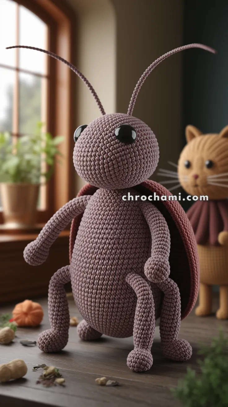 Amigurumi Cockroach – FREE Crochet Pattern