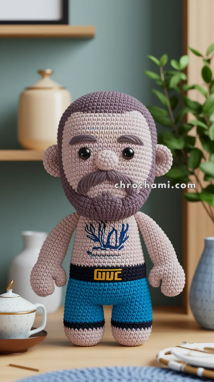 Amigurumi Conor Mcgregor – FREE Crochet Pattern
