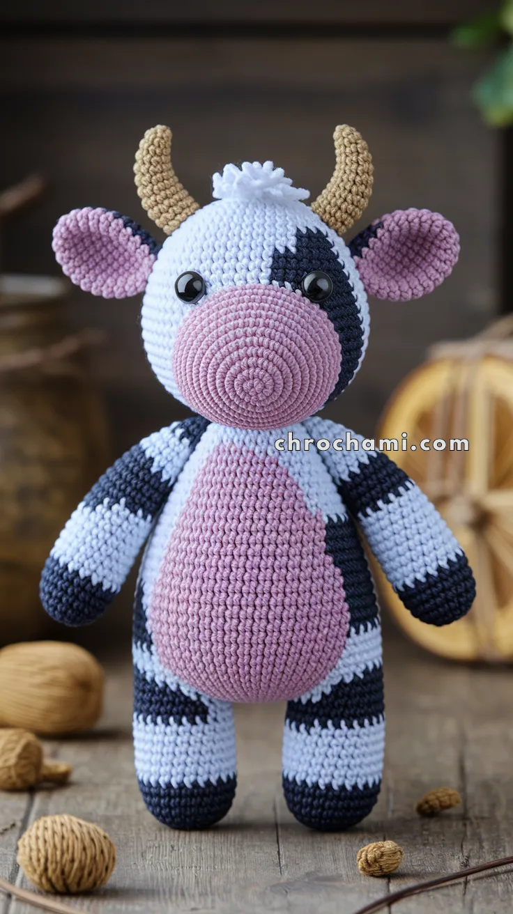 Amigurumi Cow – FREE Crochet Pattern