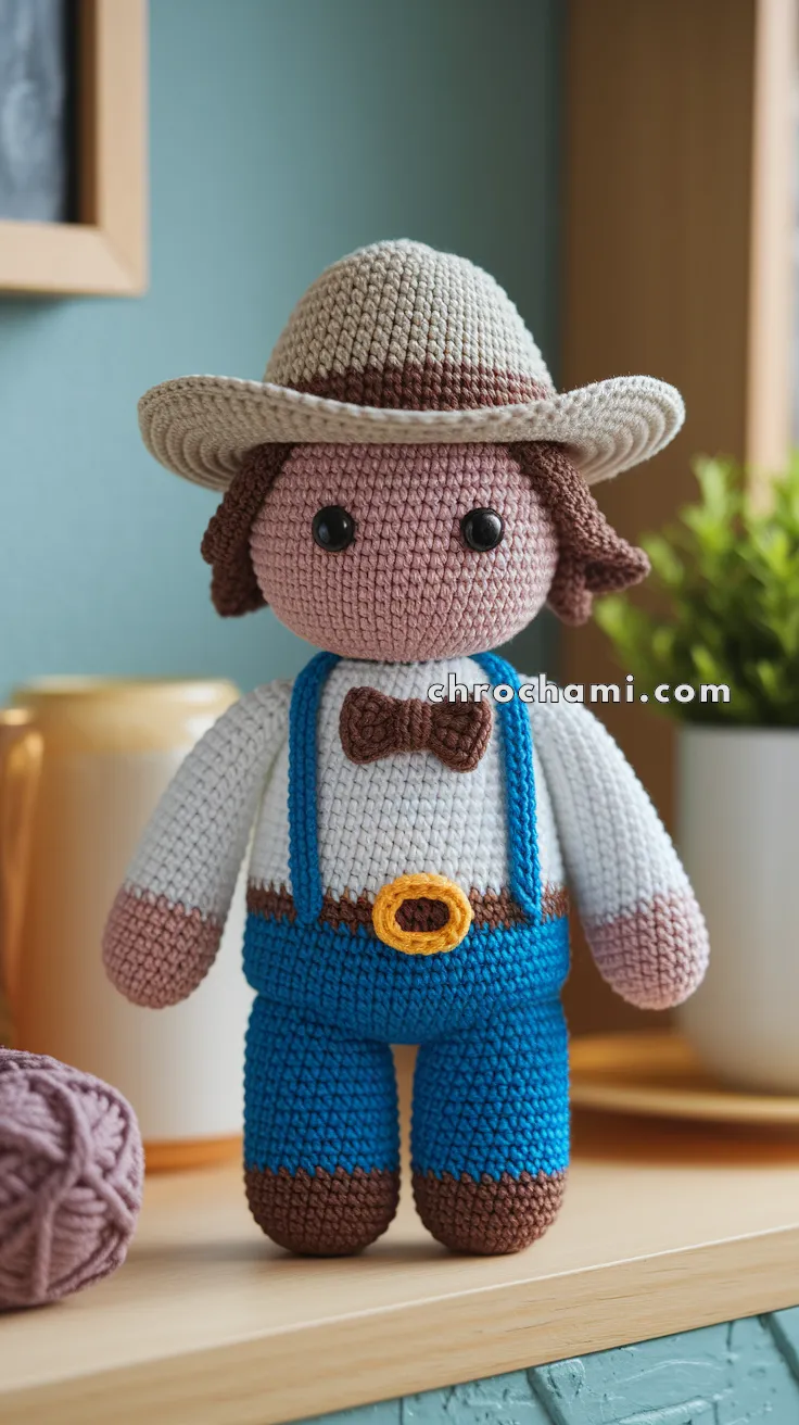 Amigurumi Cowboy – FREE Crochet Pattern