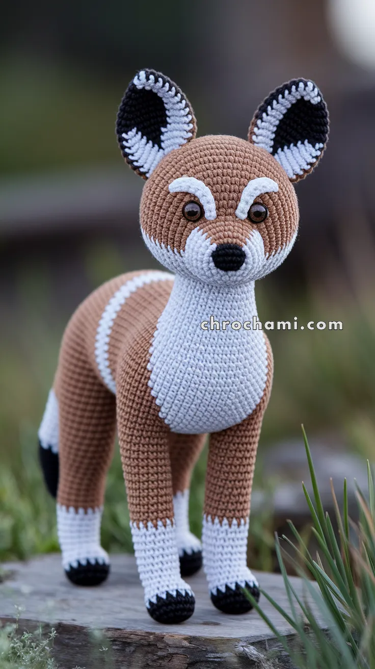 Amigurumi Coyote – FREE Crochet Pattern