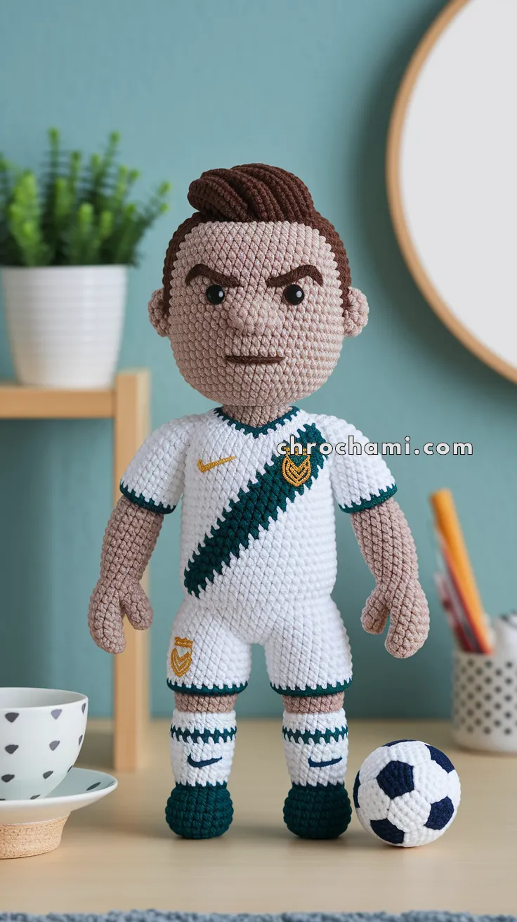 Amigurumi Cristiano Ronaldo – FREE Crochet Pattern