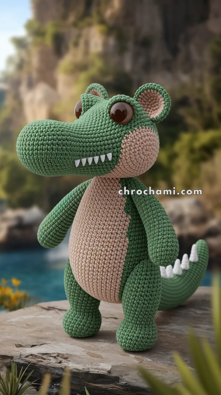 Amigurumi Crocodile – FREE Crochet Pattern