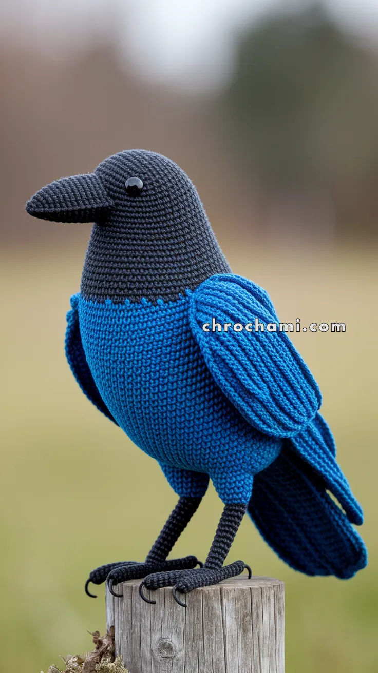 Amigurumi Crow – FREE Crochet Pattern