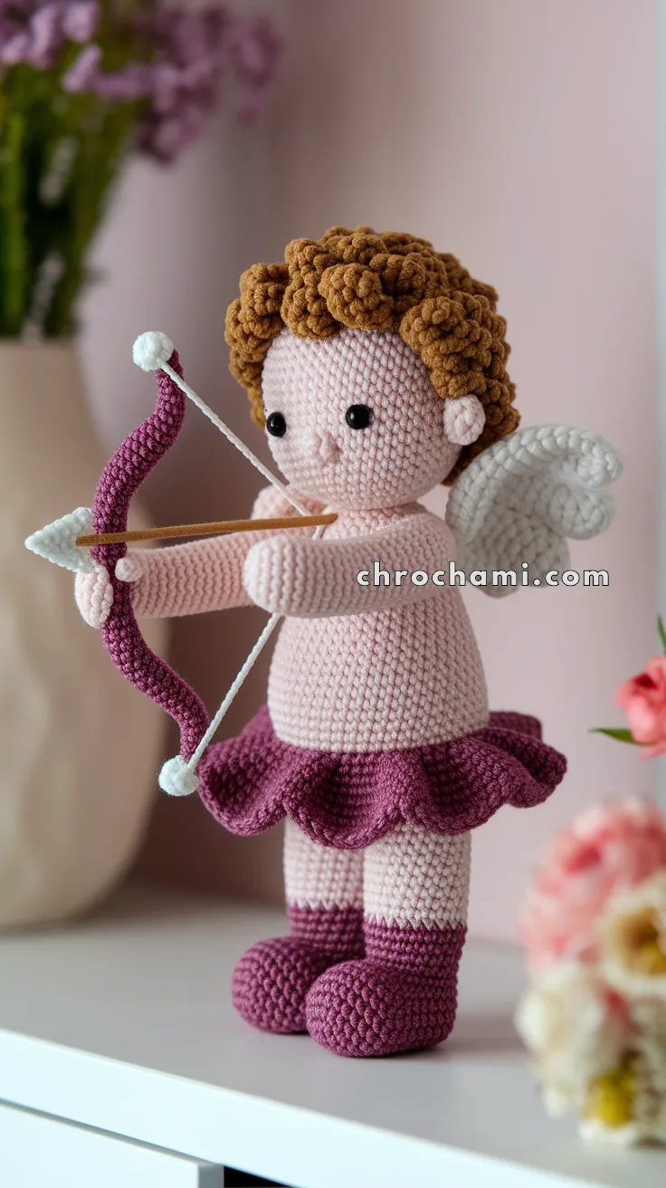 Amigurumi Cupid With Bow And Arrow – FREE Crochet Pattern