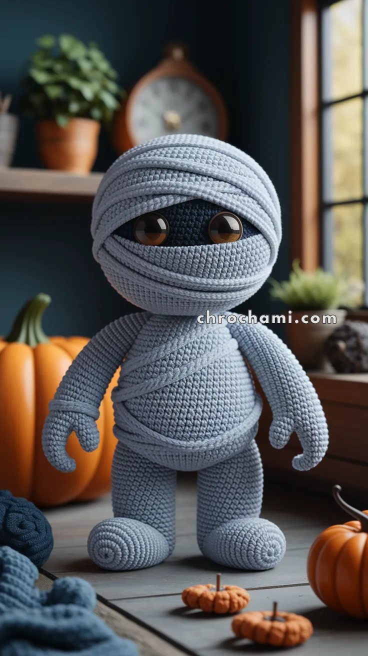 Amigurumi Cursed Mummy – FREE Crochet Pattern