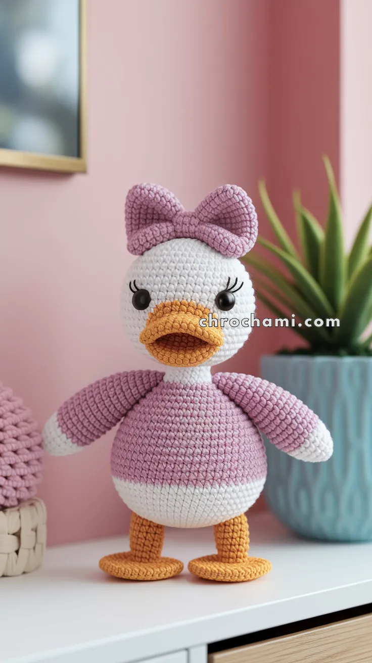Amigurumi Daisy Duck – FREE Crochet Pattern