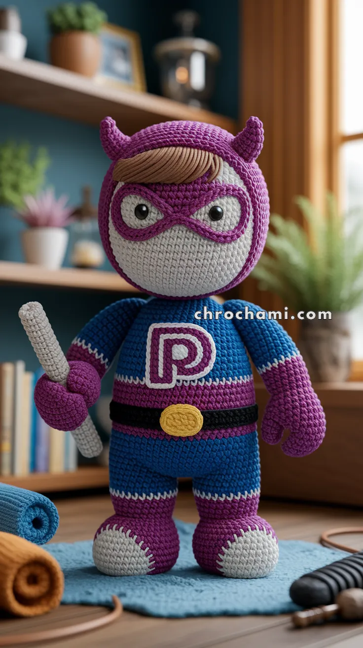 Amigurumi Daredevil – FREE Crochet Pattern