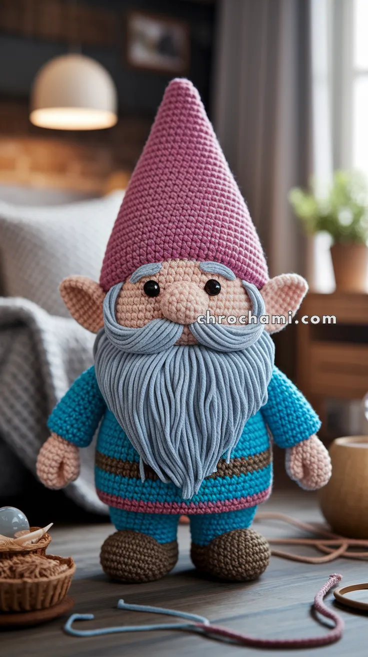 Amigurumi David The Gnome – FREE Crochet Pattern