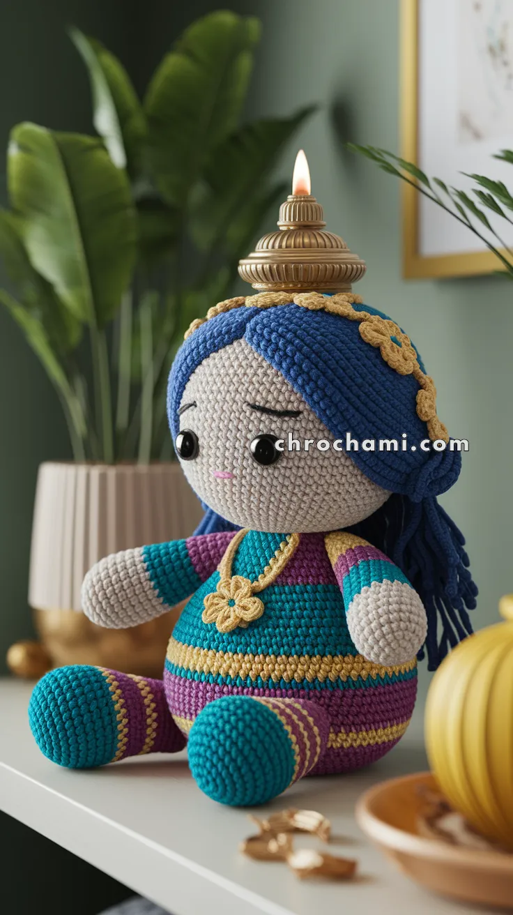 Amigurumi Diwali Lamp – FREE Crochet Pattern