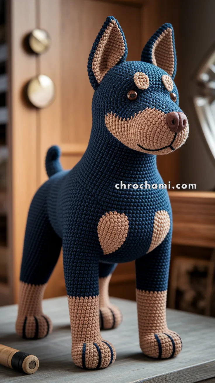 Amigurumi Doberman – FREE Crochet Pattern