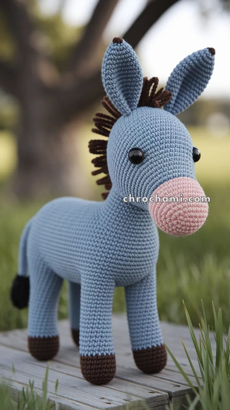 Amigurumi Donkey – FREE Crochet Pattern