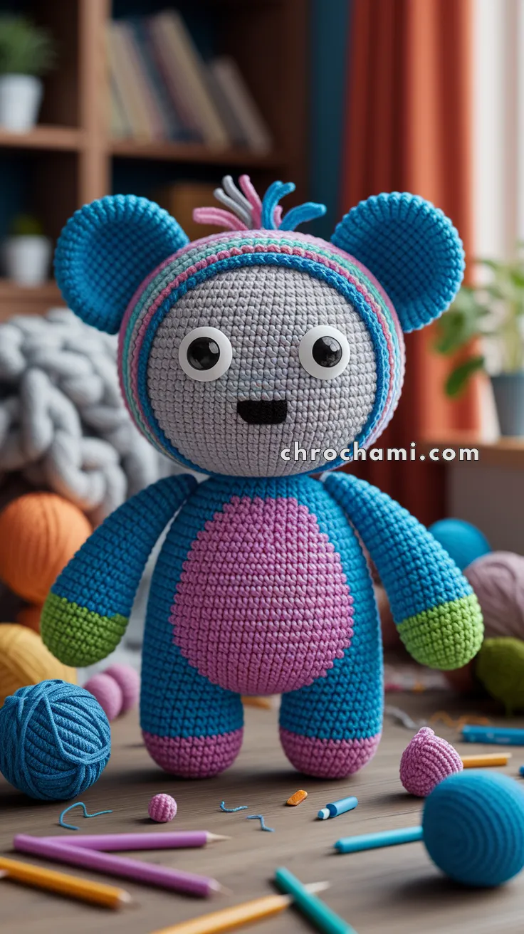 Amigurumi Doodle Monster – FREE Crochet Pattern