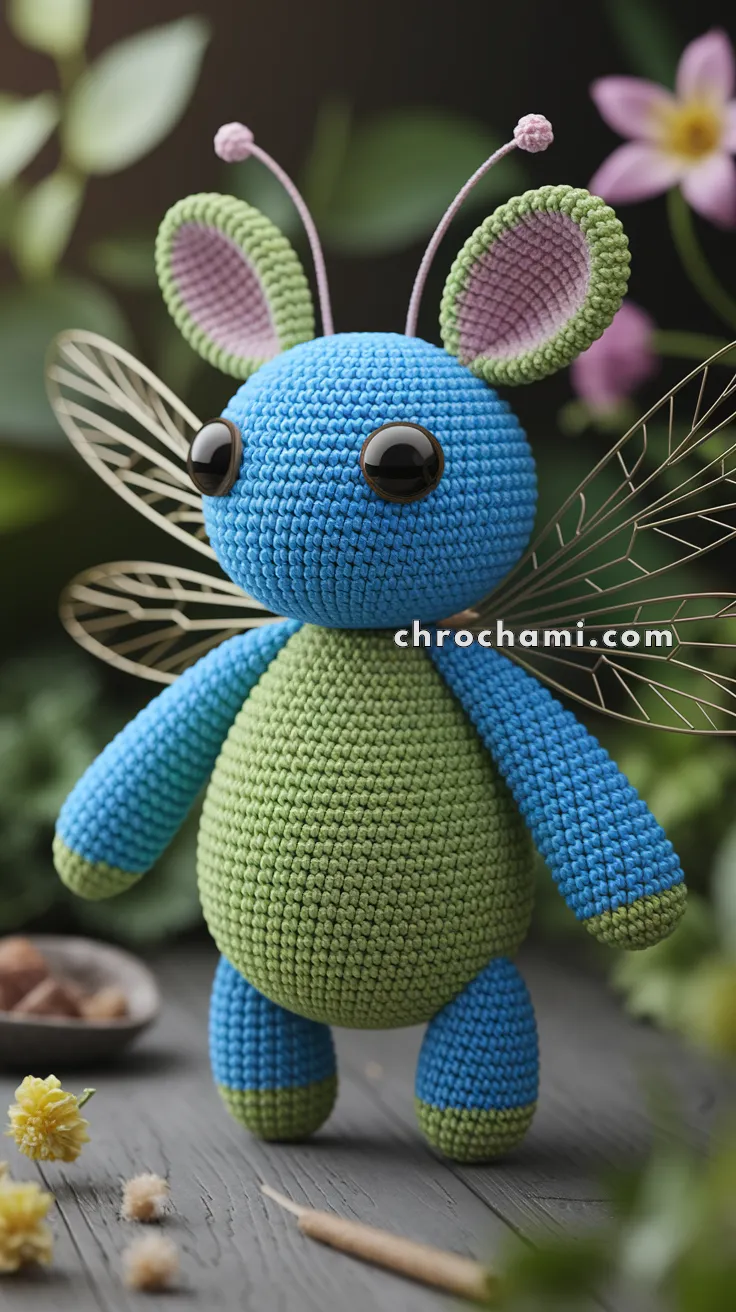 Amigurumi Dragonfly – FREE Crochet Pattern