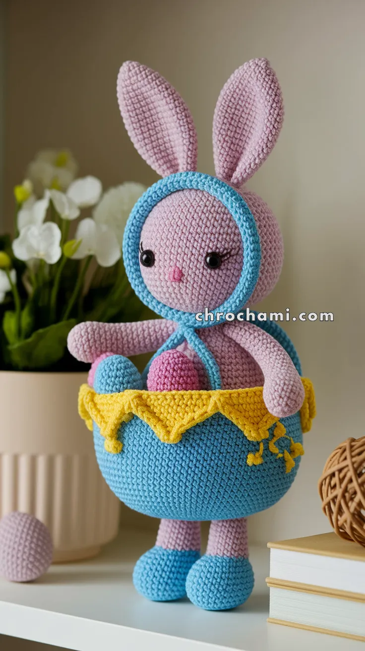 Amigurumi Easter Basket – FREE Crochet Pattern