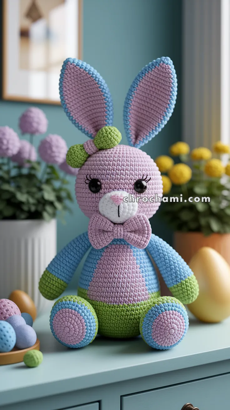 Amigurumi Easter Bunny With Bowtie – FREE Crochet Pattern