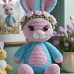 Amigurumi Easter Bunny With Floral Accents – FREE Crochet Pattern