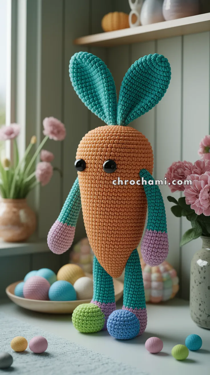 Amigurumi Easter Carrot – FREE Crochet Pattern