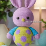 Amigurumi Easter Egg With Polka Dot Pattern – FREE Crochet Pattern