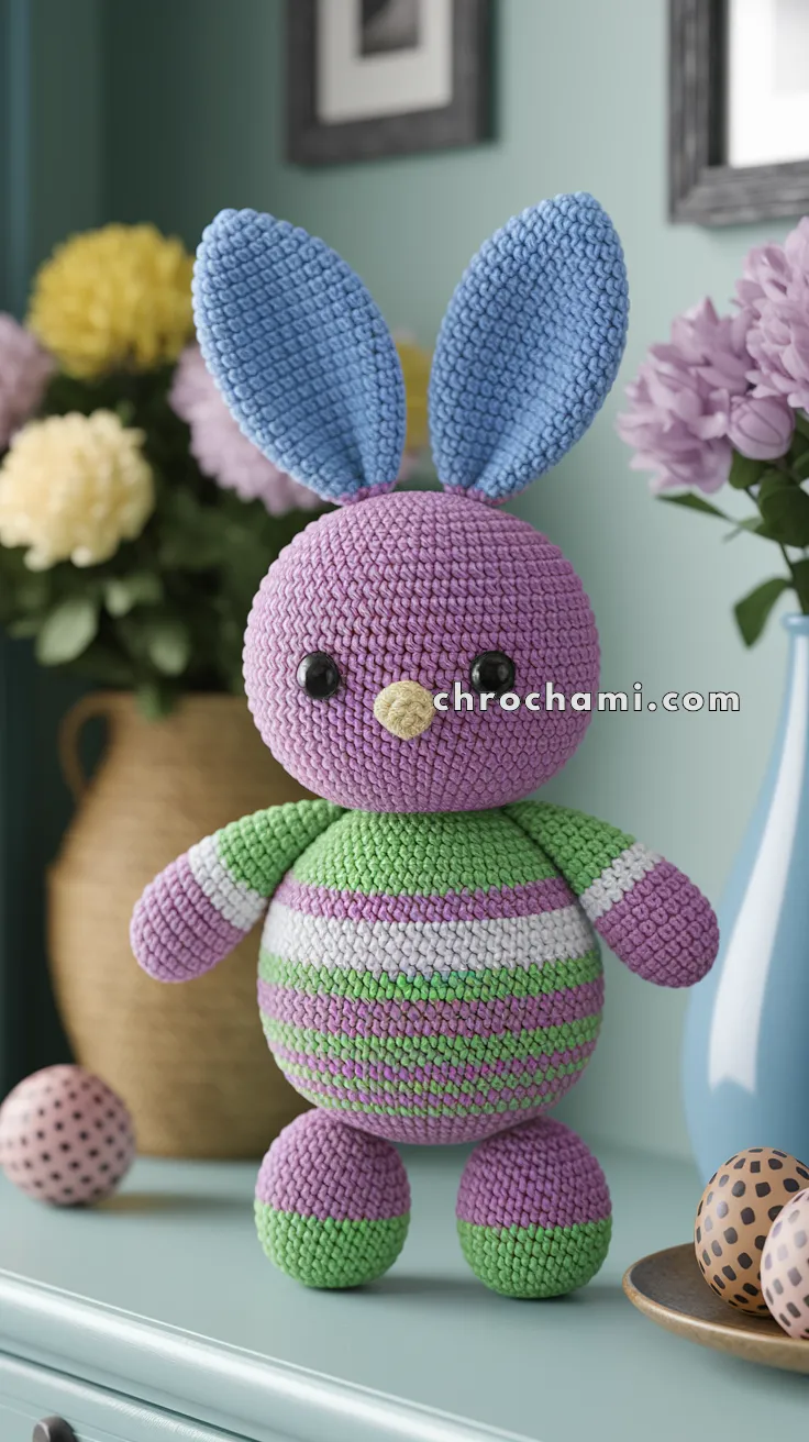 Amigurumi Easter Egg With Stripes – FREE Crochet Pattern