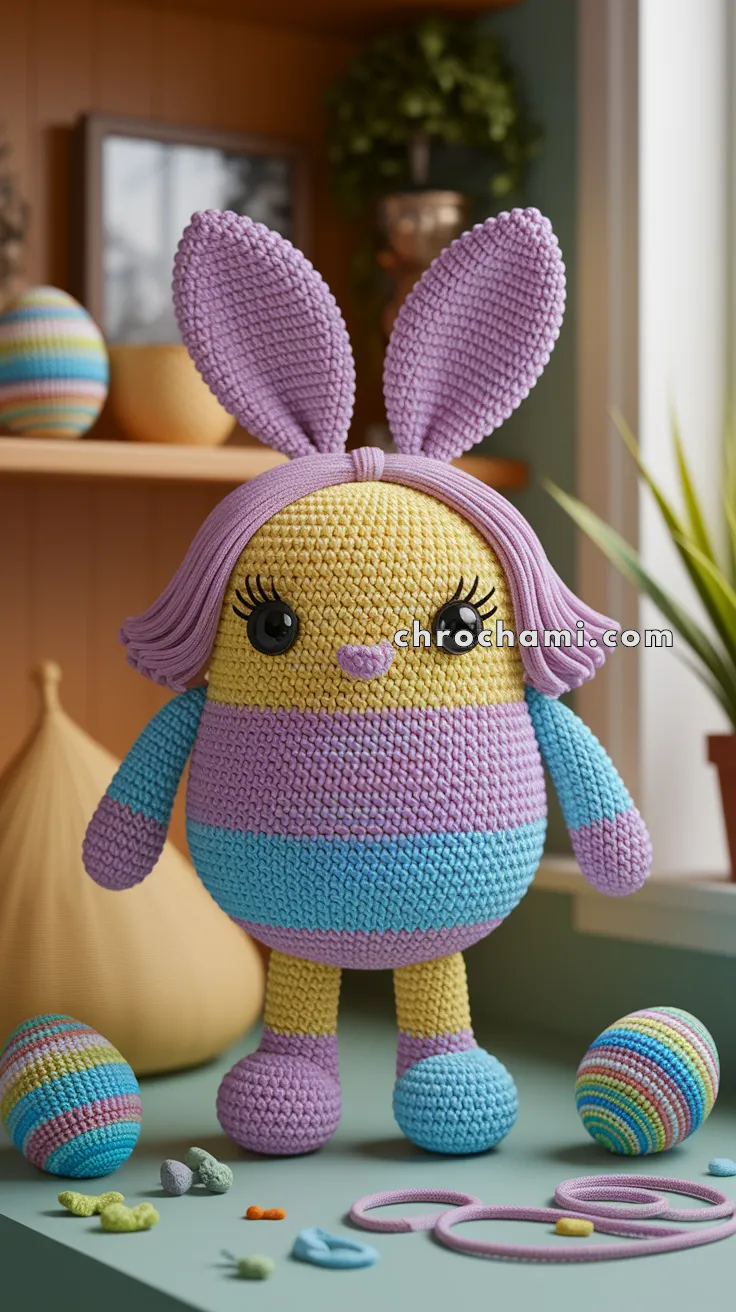 Amigurumi Easter Jelly Bean – FREE Crochet Pattern