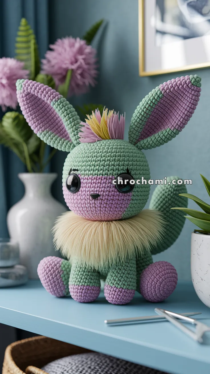 Amigurumi Eevee – FREE Crochet Pattern