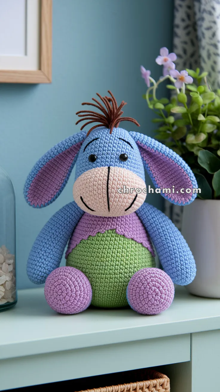 Amigurumi Eeyore – FREE Crochet Pattern
