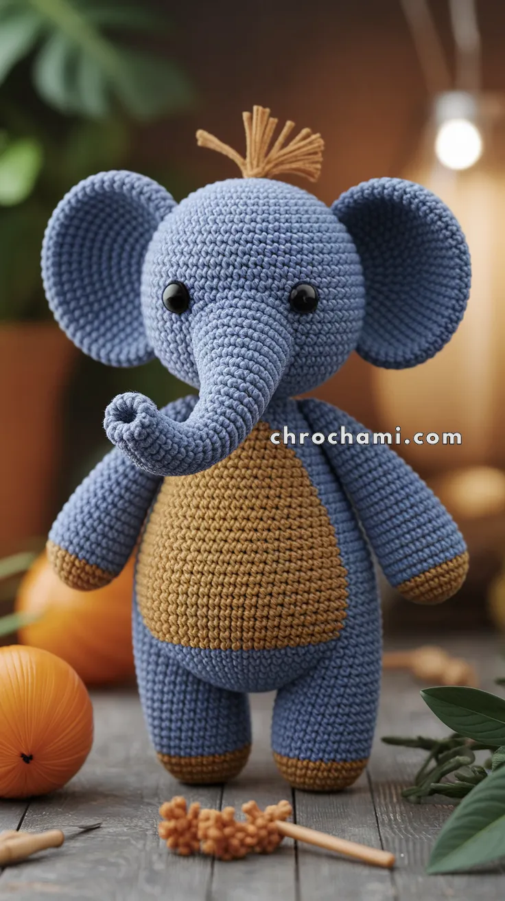 Amigurumi Elephant – FREE Crochet Pattern