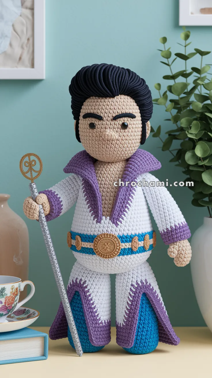 Amigurumi Elvis Presley – FREE Crochet Pattern