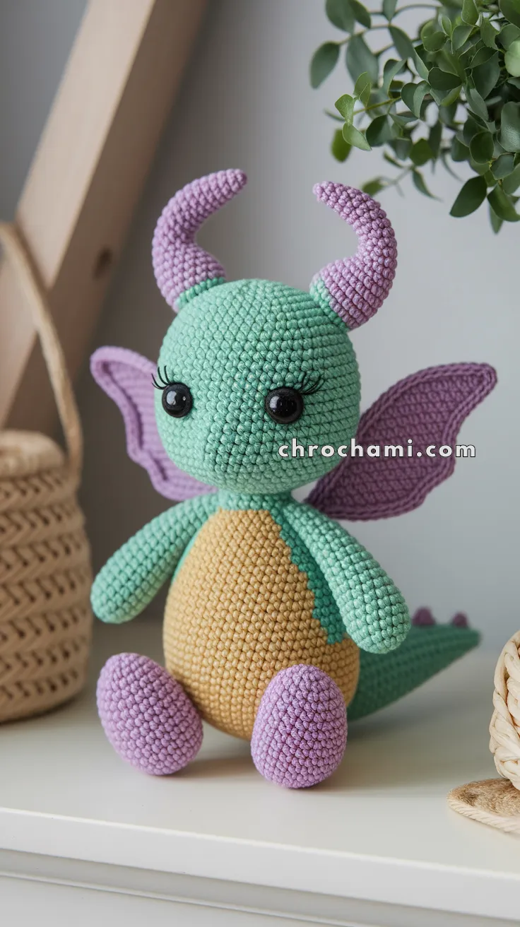 Amigurumi Fairy Dragon – FREE Crochet Pattern