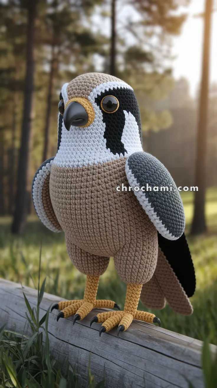 Amigurumi Falcon – FREE Crochet Pattern