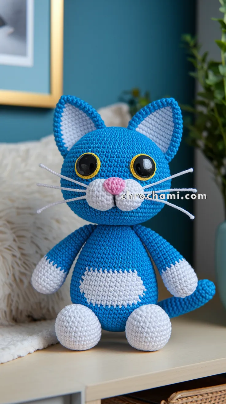 Amigurumi Felix The Cat – FREE Crochet Pattern