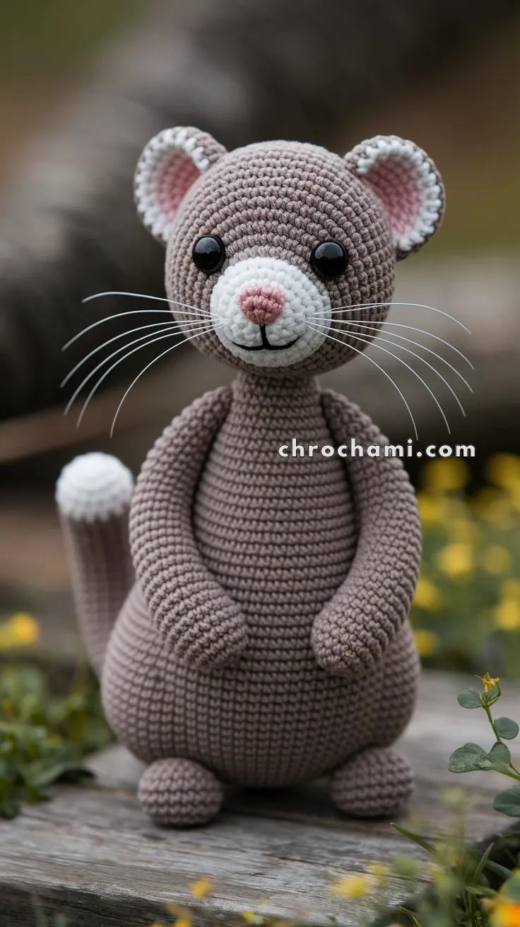 Amigurumi Ferret – FREE Crochet Pattern