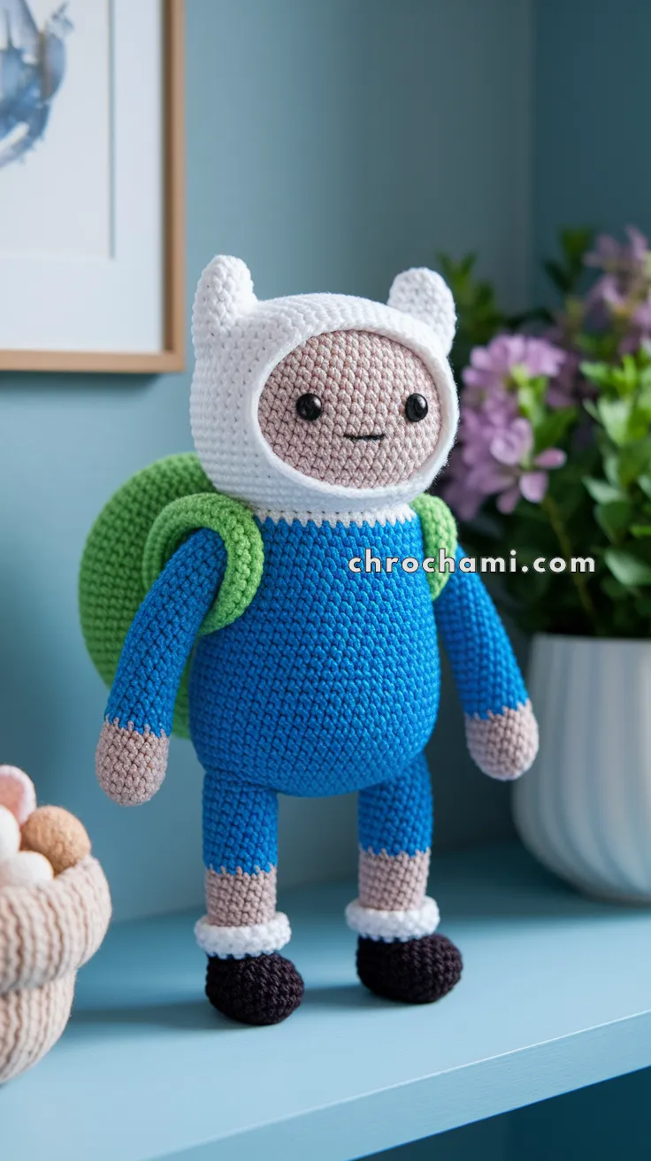 Amigurumi Finn – FREE Crochet Pattern