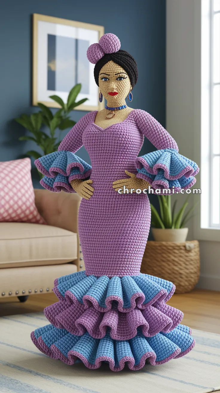 Amigurumi Flamenco Dancer – FREE Crochet Pattern