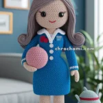 Amigurumi Flight Attendant Doll – FREE Crochet Pattern