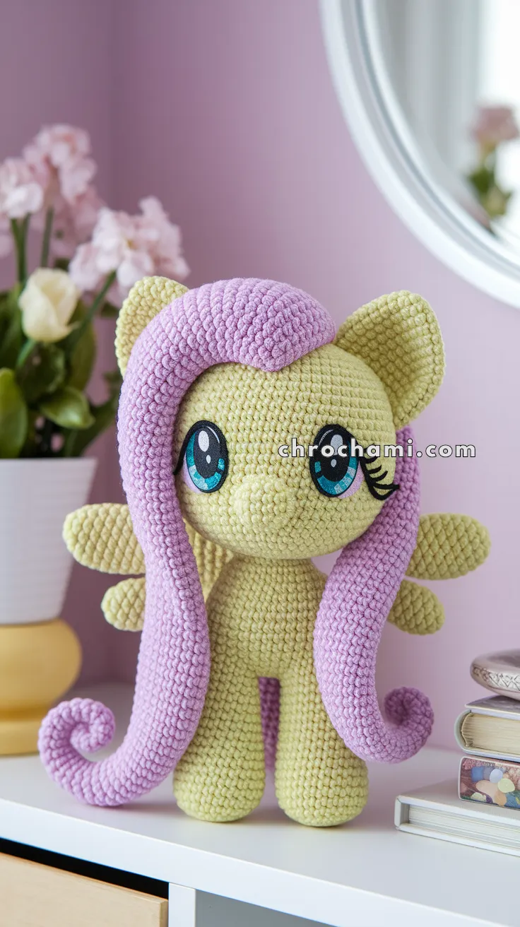 Amigurumi Fluttershy – FREE Crochet Pattern