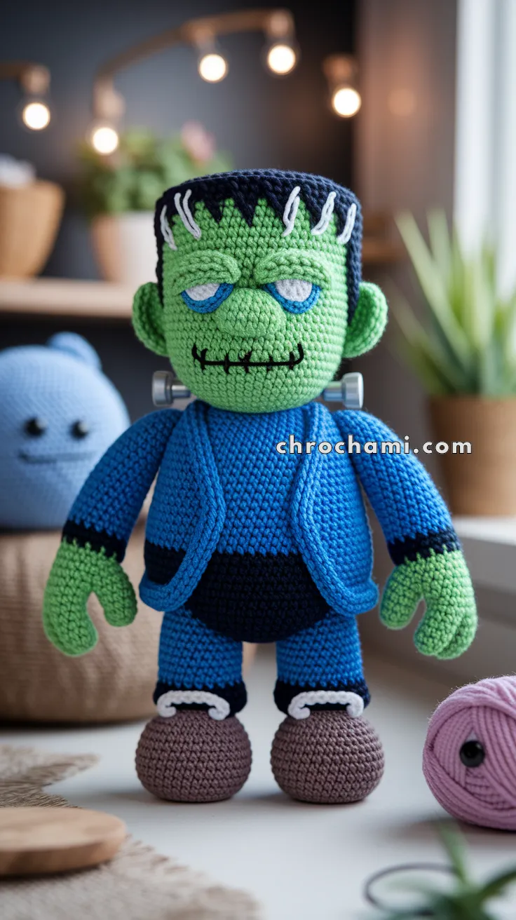 Amigurumi Frankenstein’s Monster – FREE Crochet Pattern