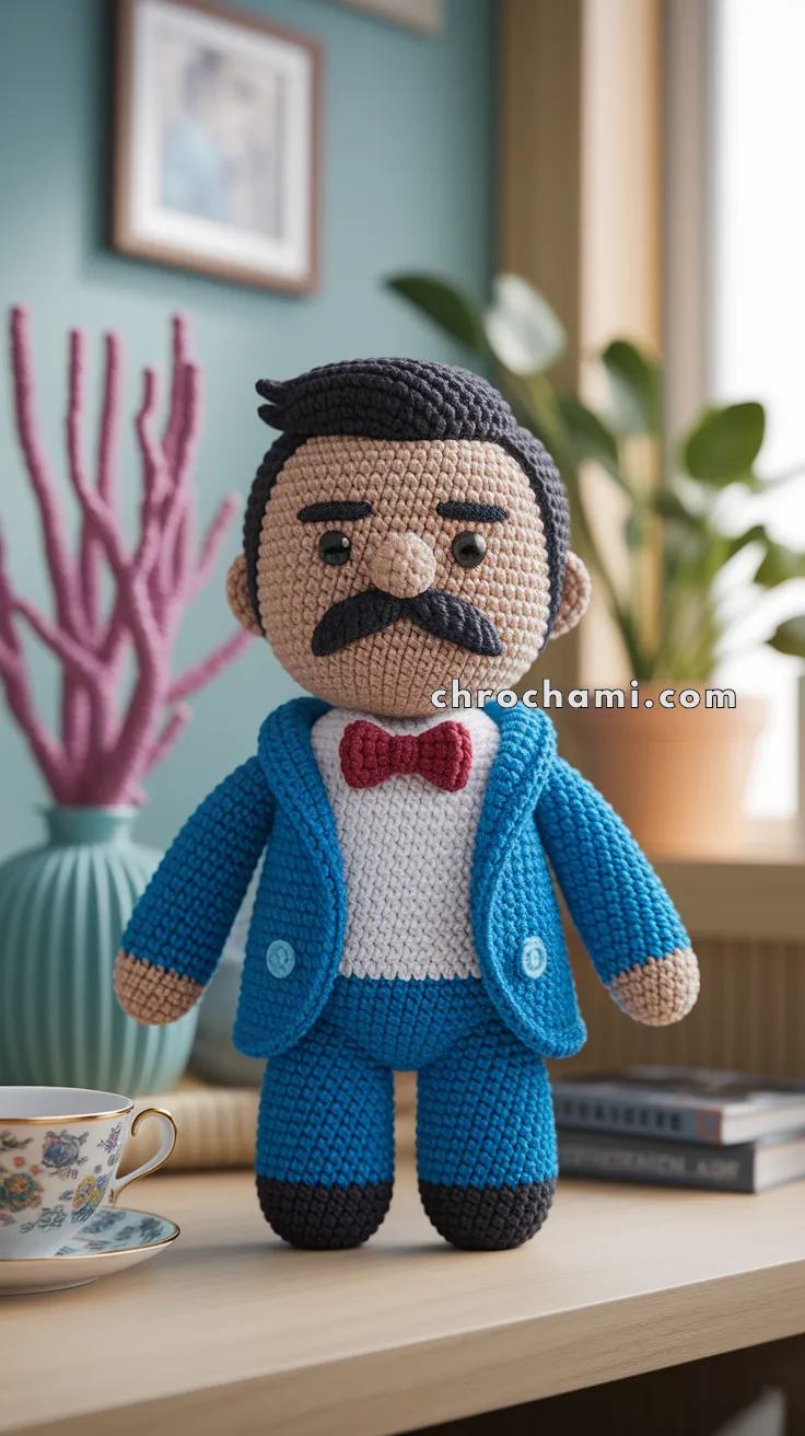 Amigurumi Freddie Mercury – FREE Crochet Pattern