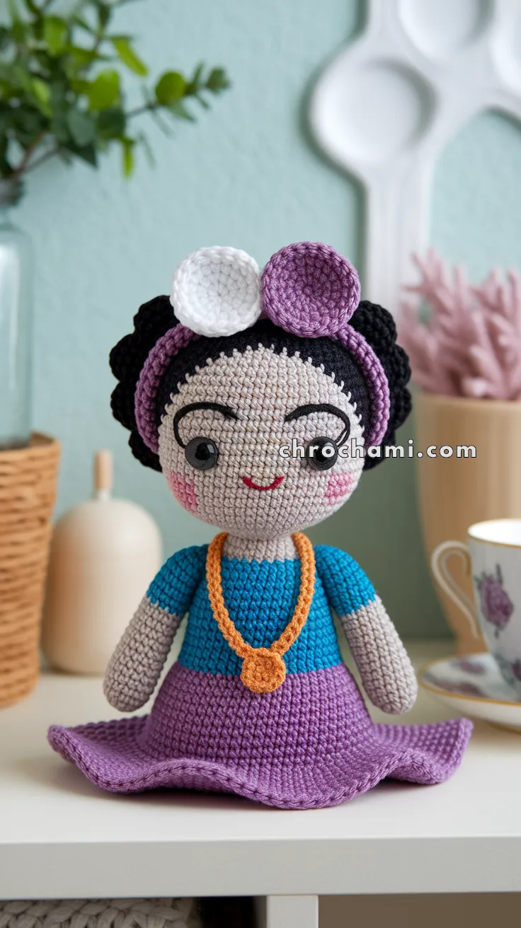 Amigurumi Frida Kahlo – FREE Crochet Pattern