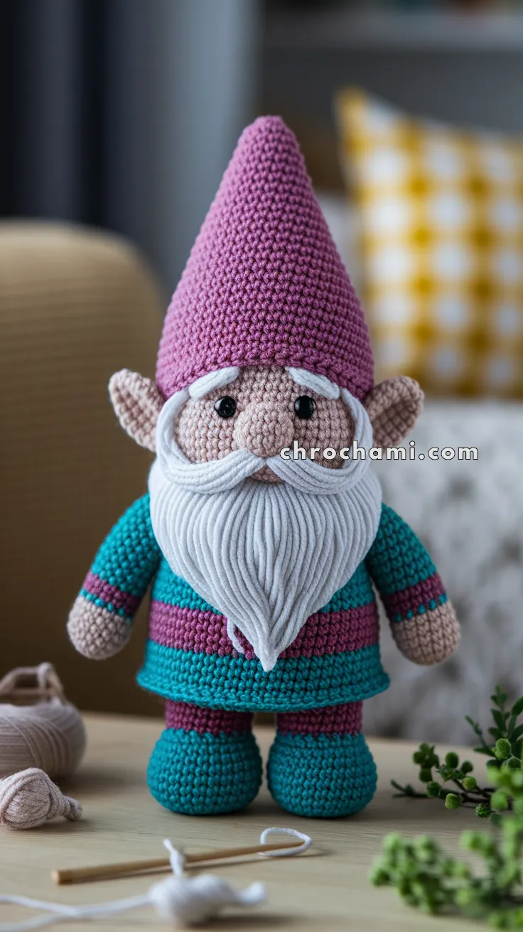 Amigurumi Garden Gnome – FREE Crochet Pattern