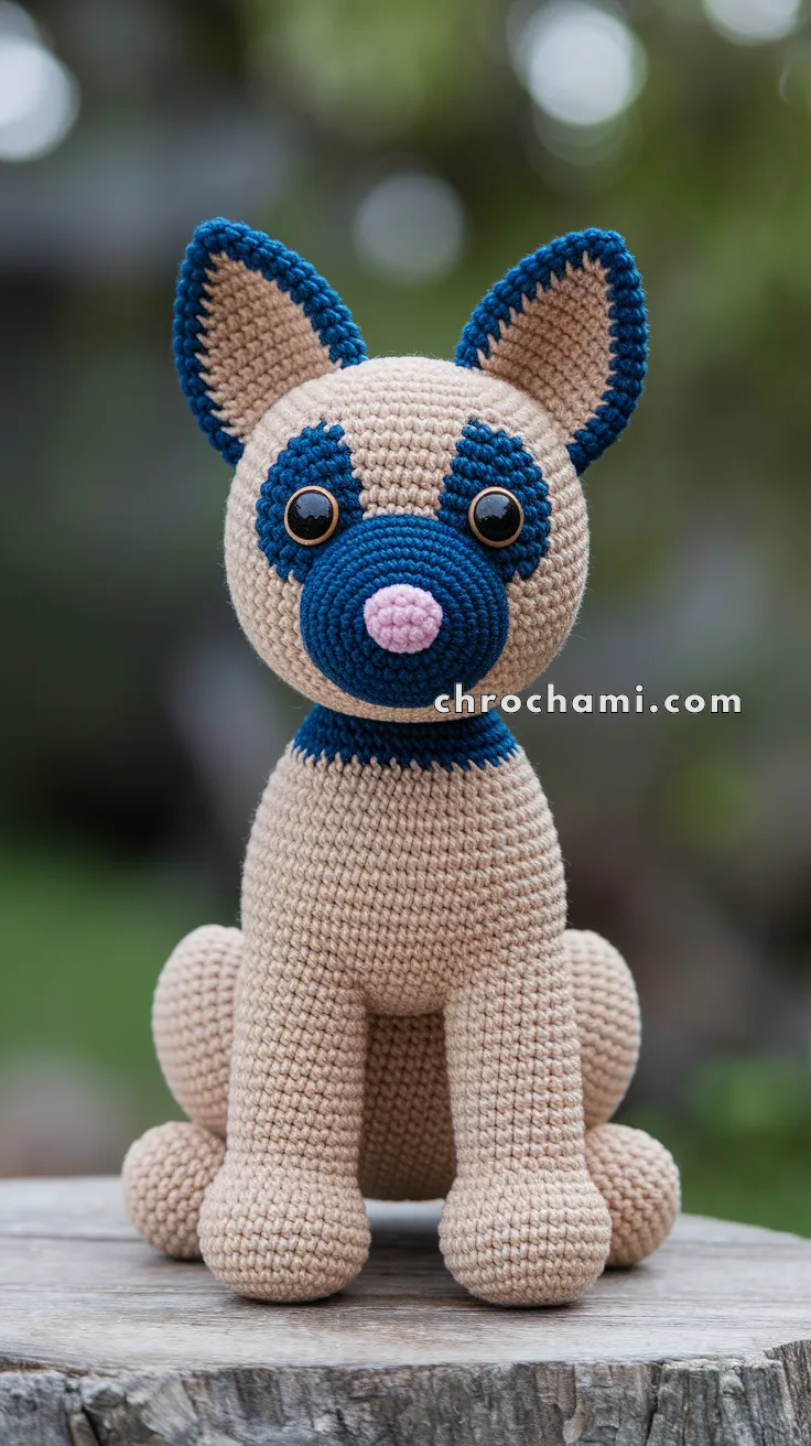 Amigurumi German Shepherd – FREE Crochet Pattern