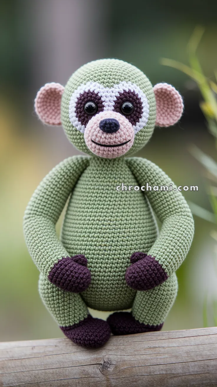 Amigurumi Gibbon – FREE Crochet Pattern