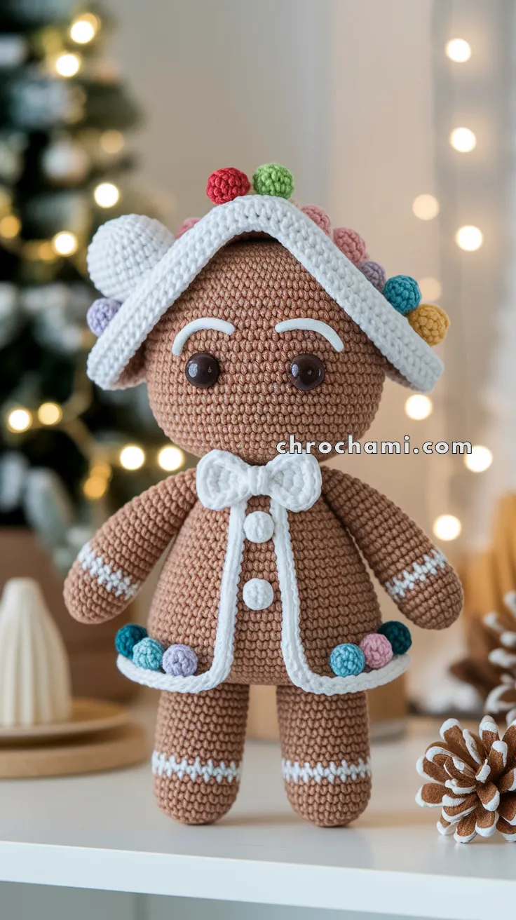 Amigurumi Gingerbread House – FREE Crochet Pattern