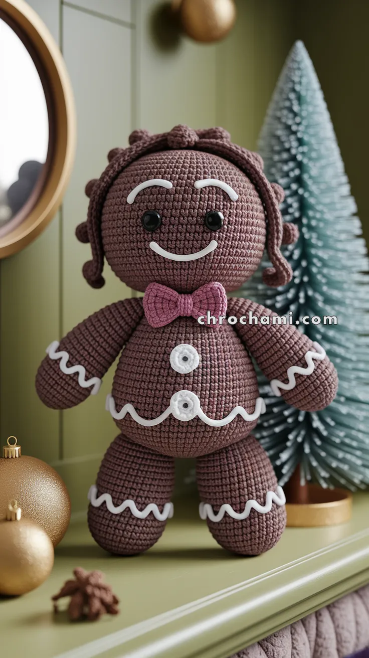 Amigurumi Gingerbread Man – FREE Crochet Pattern