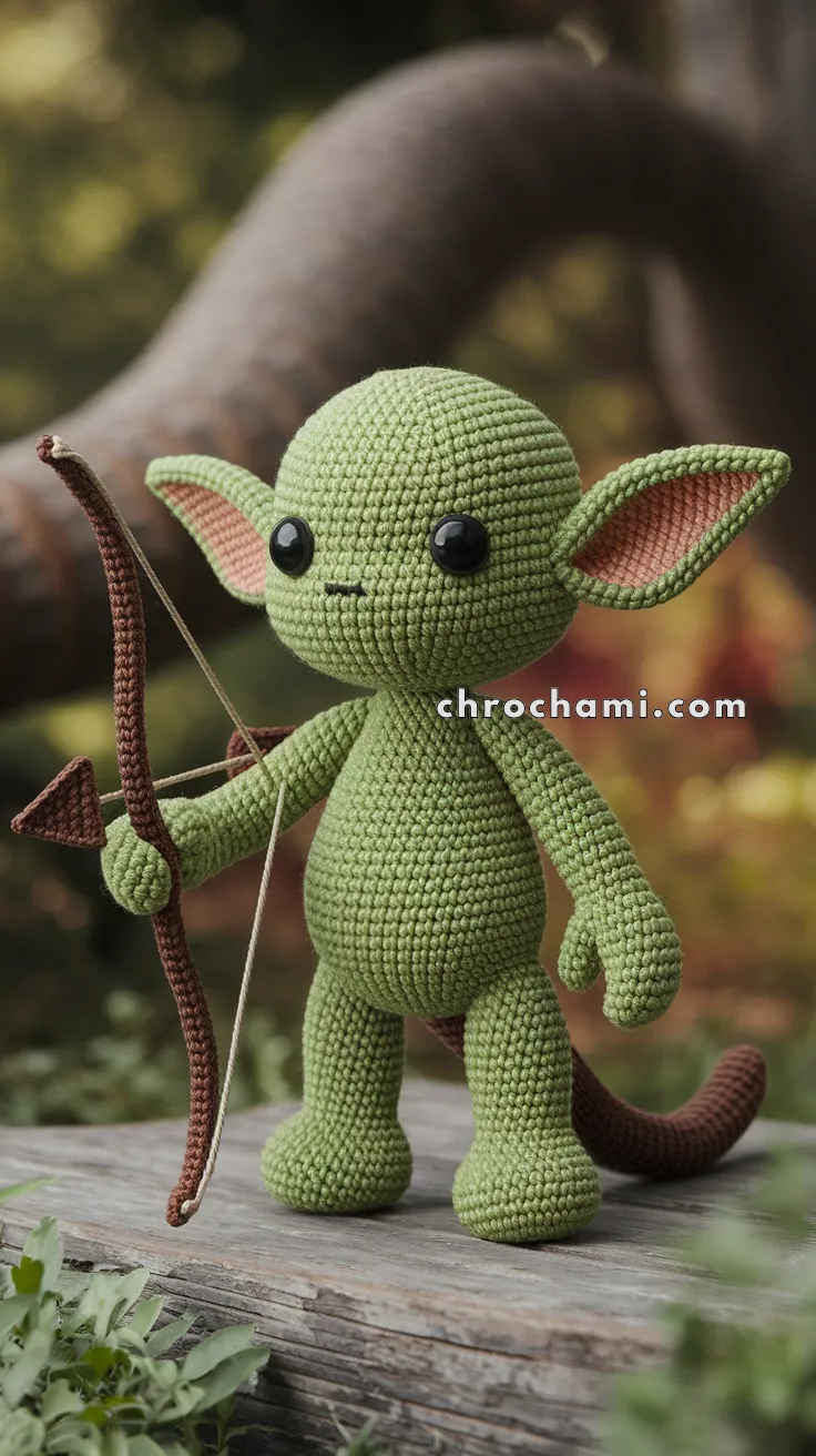 Amigurumi Goblin Archer – FREE Crochet Pattern