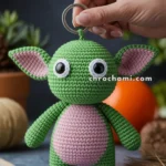 Amigurumi Goblin Face Keychain – FREE Crochet Pattern