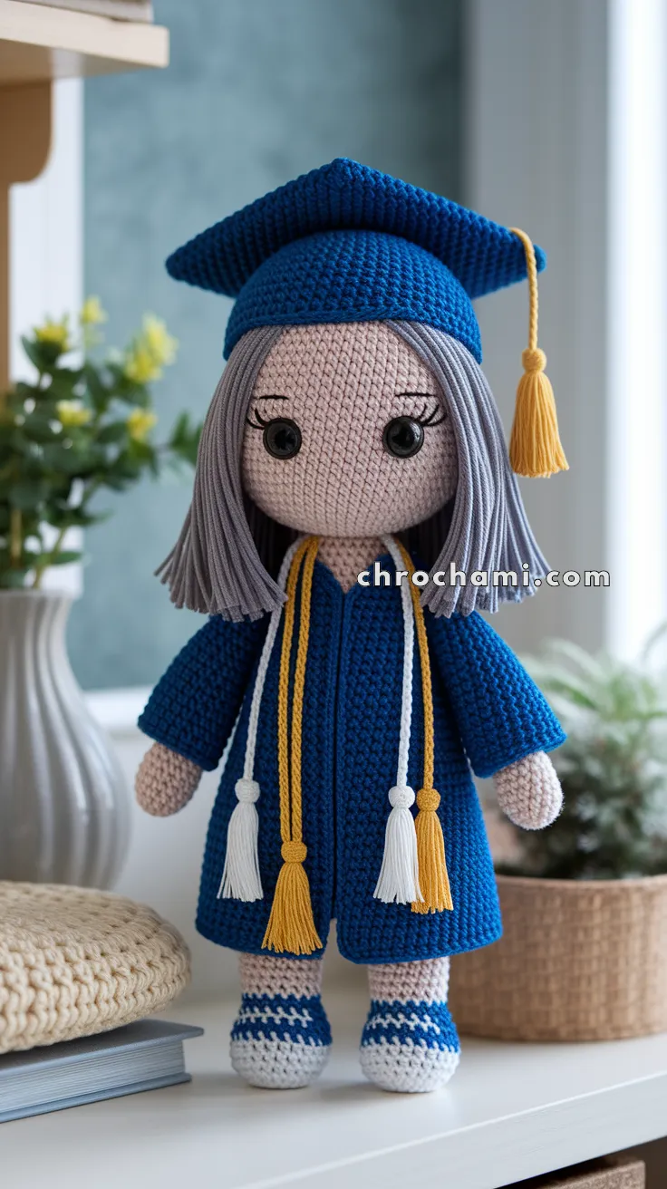 Amigurumi Graduation Doll – FREE Crochet Pattern