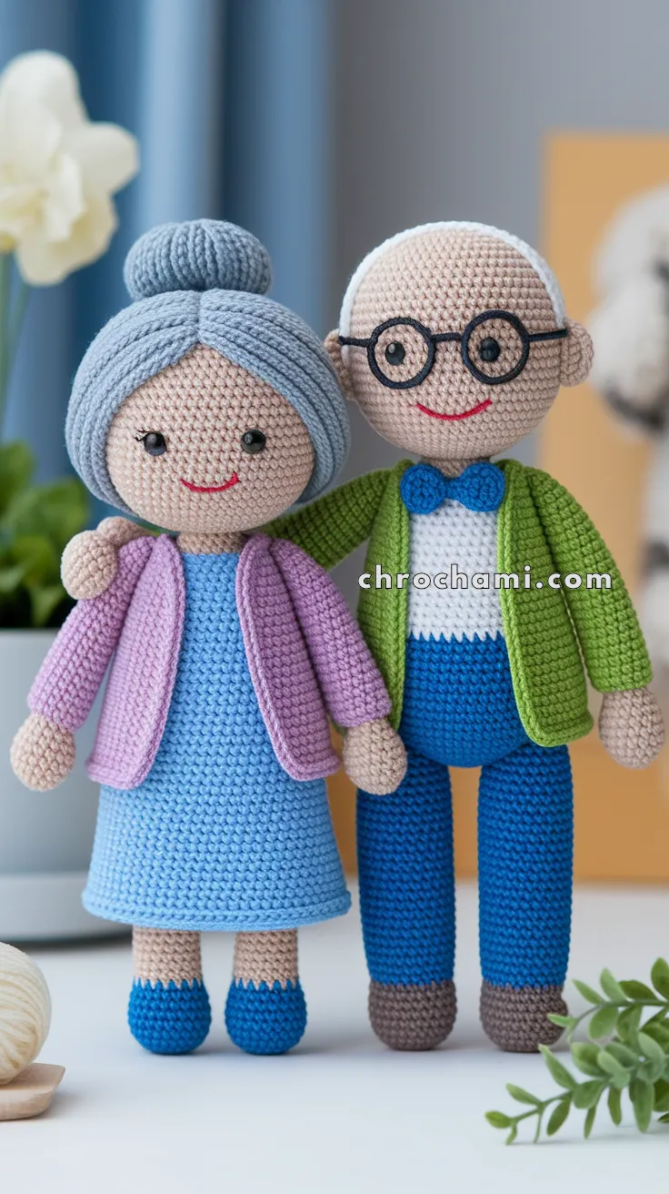 Amigurumi Grandma And Grandpa – FREE Crochet Pattern