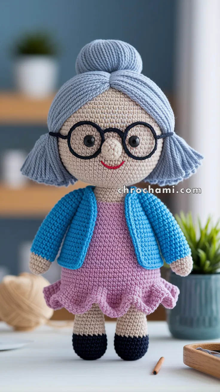 Amigurumi Grandma – FREE Crochet Pattern